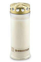 12 Kompositionsöllichter von Aeterna in der Größe 21x7,5cm in der Farbe weiß.