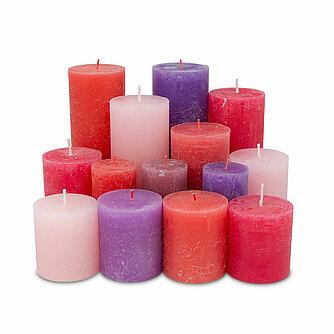 DecoLite 5kg Mixpaket Rustik und Polar Kerzen - Beere Artikelvorschau 5kg Mixpaket Rustik und Polar Kerzen - Beere