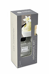 Ein Raumbedufter von Müller Kerzenfabrik in der Größe 20,5x10cm mit der Geruchssorte Vanille Traum und einer Verpackungsgröße von 100ml.