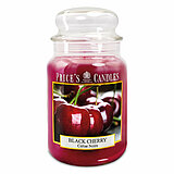 Eine Apothekerglas-Kerze von Prices Candles in der Größe 19,5x10cm mit dem Duft Black Cherry und einem Gewicht von 630g.