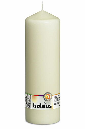 Bolsius Stumpenkerze 250/78mm - Elfenbein Artikelvorschau Stumpenkerze 250/78mm - Elfenbein