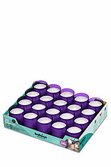 20 Relight Nachfüllkerzen von Bolsius in der Größe 6,4x5,2cm in der Farbe Lila.