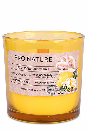 Müller Kerzenfabrik Raps-Duftglas mit Holzdocht 100/100mm - Ingwer & Zitronenblüte (1 Stück) Artikelvorschau Raps-Duftglas mit Holzdocht 100/100mm - Ingwer & Zitronenblüte (1 Stück)