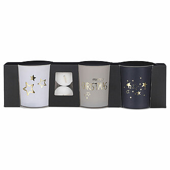 Edelman Teelichthalter 3er Set 80/70mm Artikelvorschau Teelichthalter 3er Set 80/70mm