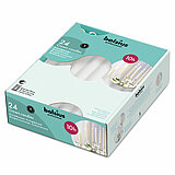 24 Kronenkerzen von Bolsius Professional in der Größe 24x2,4cm in der Farbe weiß.