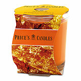 Eine Duftkerze im Glas von Prices Candles in der Größe 8,9x8cm mit dem Duft Amber.