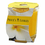 Ein Duftglas von Prices Candles in der Größe 8,9x8,0cm mit dem Geruch Frangipani.