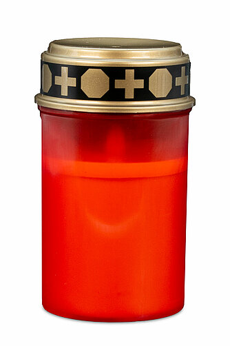 arts LED Grabkerze 12,5x7cm - rot (1 Stück) Artikelvorschau LED Grabkerze 12,5x7cm - rot (1 Stück)