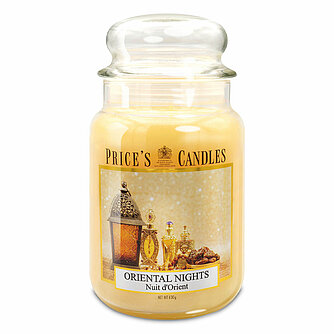 Prices Candles Apothekerglas 630g - Oriental Nights (1 Stück) Artikelvorschau Apothekerglas 630g - Oriental Nights (1 Stück)