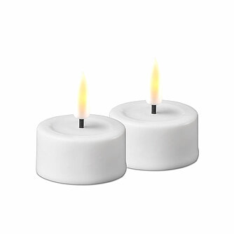 Deluxe Homeart LED Teelichter - weiß (2er Pack) Artikelvorschau LED Teelichter - weiß (2er Pack)