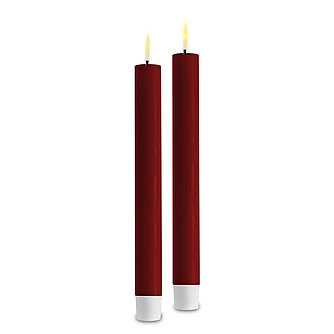 Deluxe Homeart Deluxe Homeart LED Stabkerze 240/22mm - bordeaux (2er Pack) Artikelvorschau Deluxe Homeart LED Stabkerze 240/22mm - bordeaux (2er Pack)