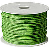 Ein Papierdraht Crazy Paper von KragoArt mit der Breite 2mm und einer Länge von 100m in der Farbe Apfelgrün.