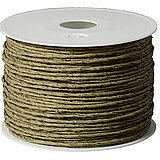 Ein Papierdraht Crazy Paper von KragoArt mit der Breite 2mm und einer Länge von 100m in der Farbe Olivgrün.