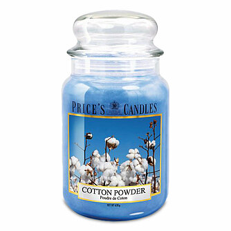 Prices Candles Apothekerglas 630g - Cotton Powder (1 Stück) Artikelvorschau Apothekerglas 630g - Cotton Powder (1 Stück)
