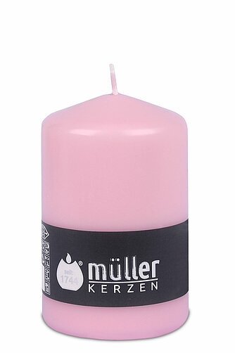 Müller Kerzenfabrik Stumpenkerzen 110/68 mm - rosa (1 Stück) Artikelvorschau Stumpenkerzen 110/68 mm - rosa (1 Stück)