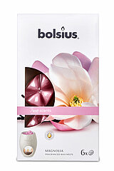 Eine 6er Packung True Scents Wax Melts von Bolsius mit dem Geruch Magnolia.