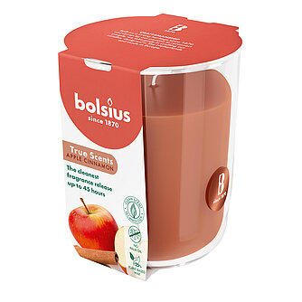 Bolsius True Scents Duftglas groß 97/85mm (1 Stück) - Apfel-Zimt Artikelvorschau True Scents Duftglas groß 97/85mm (1 Stück) - Apfel-Zimt