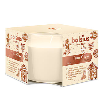 Bolsius True Glow Duftglas 63/90 mm - Cookie Fever Artikelvorschau True Glow Duftglas 63/90 mm - Cookie Fever