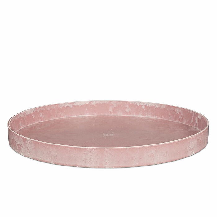 Ein Deco Tablett von Mica Decorations in der Größe 32x32cm in der Farbe rosa.