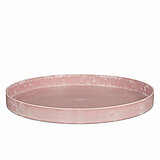 Ein Deco Tablett von Mica Decorations in der Größe 32x32cm in der Farbe rosa.