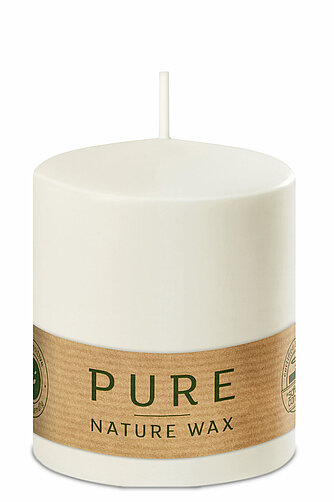 Richard Wenzel Pure Stumpenkerze 90/70 mm (Safe Candle) Artikelvorschau Pure Stumpenkerze 90/70 mm (Safe Candle)