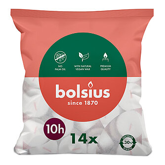 Bolsius Maxi Teelichte 10h (14er Beutel) Artikelvorschau Maxi Teelichte 10h (14er Beutel)