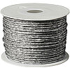Ein Papierdraht Crazy Paper von KragoArt mit der Breite 2mm und einer Länge von 100m in der Farbe Silber.
