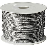 Ein Papierdraht Crazy Paper von KragoArt mit der Breite 2mm und einer Länge von 100m in der Farbe Silber.