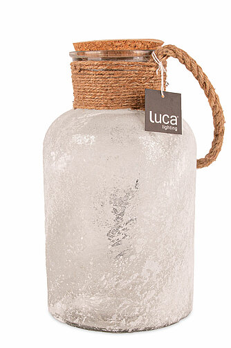 Luca Lighting LED Flasche Gefrostet 31/17 cm (1 Stück) - weiß Artikelvorschau LED Flasche Gefrostet 31/17 cm (1 Stück) - weiß