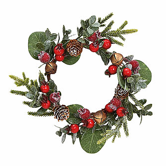 G. Wurm GmbH Weihnachtskranz "Snowberries" 60/220 mm (1 Stück) Artikelvorschau Weihnachtskranz "Snowberries" 60/220 mm (1 Stück)