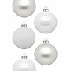 12 Christbaumkugeln von Inge Glas in der Größe 8cm in der Farbe Just White.