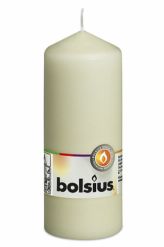 Bolsius Stumpenkerze 150/58mm - Elfenbein Artikelvorschau Stumpenkerze 150/58mm - Elfenbein
