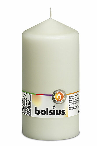 Bolsius Stumpenkerze 150/78mm - Elfenbein Artikelvorschau Stumpenkerze 150/78mm - Elfenbein