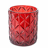 Ein Teelichthalter Noble von Sandra Rich in der Größe 10x8,5cm in der Farbe Burgund.