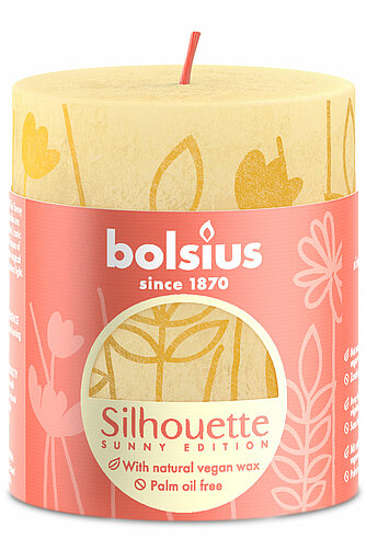 Bolsius Rustik Stumpen - Sommer 80/68 mm (1 Stück) Artikelvorschau Rustik Stumpen - Sommer 80/68 mm (1 Stück)