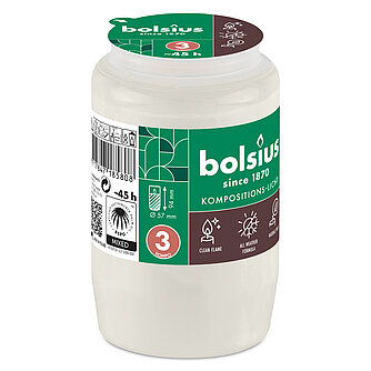 Bolsius Kompositions-Licht Nr. 3 - Weiß (20 Stück) Artikelvorschau Kompositions-Licht Nr. 3 - Weiß (20 Stück)