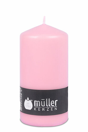 Müller Kerzenfabrik Stumpenkerzen 135/68 mm - rosa (1 Stück) Artikelvorschau Stumpenkerzen 135/68 mm - rosa (1 Stück)