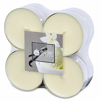 Müller Kerzenfabrik Maxi-Lichte - Vanille Traum (8er Pack) Artikelvorschau Maxi-Lichte - Vanille Traum (8er Pack)