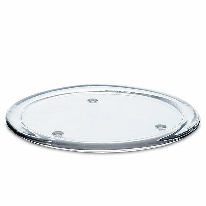 Ein Glasteller "Candle Mood" von Sandra Rich in der Größe 1x11cm in der Farbe klar.