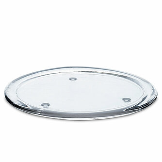 Ein Glasteller "Candle Mood" von Sandra Rich in der Größe 1x11cm in der Farbe klar.