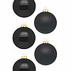 12 Christbaumkugeln von Inge Glas in der Größe 8cm in der Farbe Ebony Black.