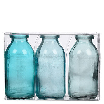 Sandra Rich BOTTLE - 3 kleine Flaschen - blau Artikelvorschau BOTTLE - 3 kleine Flaschen - blau