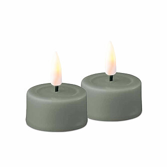 Deluxe Homeart LED Teelichter - salbeigrün (2er Pack) Artikelvorschau LED Teelichter - salbeigrün (2er Pack)