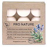 24 Raps Duft-Teelichter von Müller Kerzenfabrik in der Größe 2,4x3,8cm in der Geruchssorte Rosmarin & Lavendel.