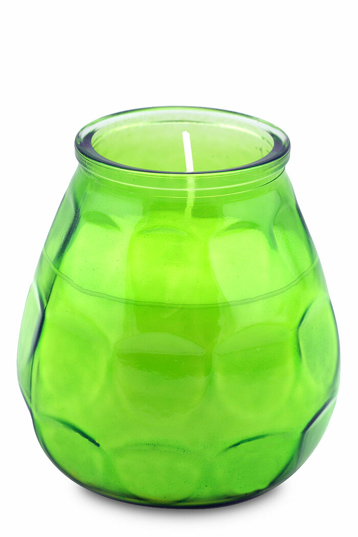 1 Glaswindlicht Twilight von Bolsius in der Größe 10,4x9,9cm in der Geruchssorte Limette.