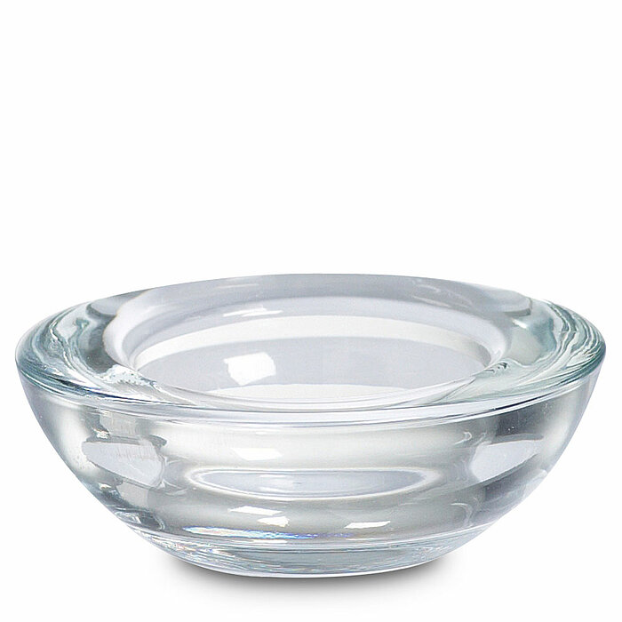 1 Glashalter rund von Bolsius in der Größe 2x7,4cm in der Farbe Klar.