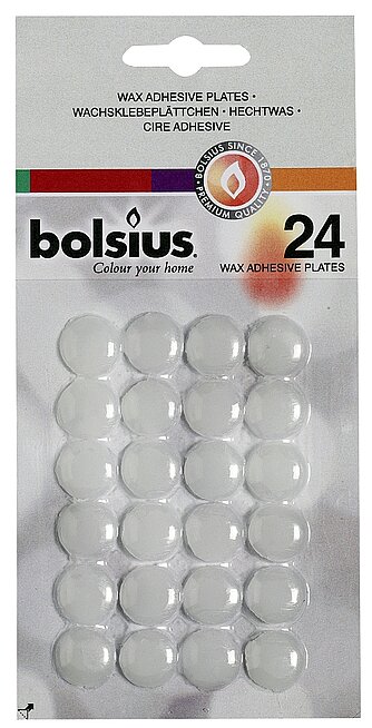 Bolsius Blisterkarte Wachsklebeplättchen (24 Stück) Artikelvorschau Blisterkarte Wachsklebeplättchen (24 Stück)