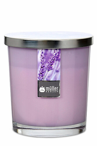 Müller Kerzenfabrik Maxi-Duftkerzenglas 110/95 mm - Lavendelfelder (1 Stück) Artikelvorschau Maxi-Duftkerzenglas 110/95 mm - Lavendelfelder (1 Stück)