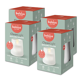 Bolsius Bolsius: Cleanlight Starterkit - Ohne Duft (4 Stück) Artikelvorschau Bolsius: Cleanlight Starterkit - Ohne Duft (4 Stück)