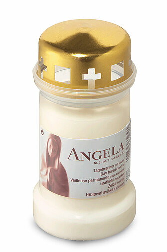 Bolsius Dauerbrenner Angela Nr. 3 mit Deckel (24 Stück) - weiß Artikelvorschau Dauerbrenner Angela Nr. 3 mit Deckel (24 Stück) - weiß